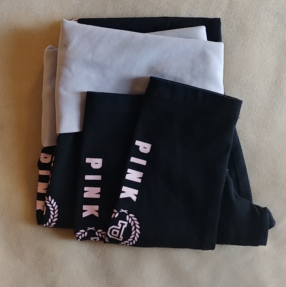 Pink VS leggings size Sm